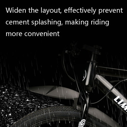 NC001 Bicycle Fender Mountain Bike Widening Blasting Board(Black)-garmade.com