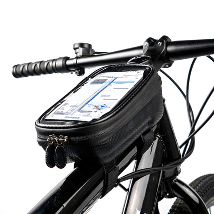 B21 EVA Hard Shell Bicycle Bags Mountain Bike Anti-Piped Water Beam Bags(Black)-garmade.com