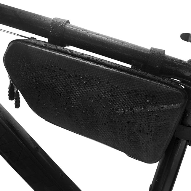 BW4 Bicycle Triangle Bag EVA Hard Shell Bag(Black)-garmade.com