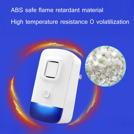 Household Ultrasonic Electronic Mosquito Repellent High-Power Frequency Conversion Mouse Repellent Specifications: UK Plug(White)-garmade.com