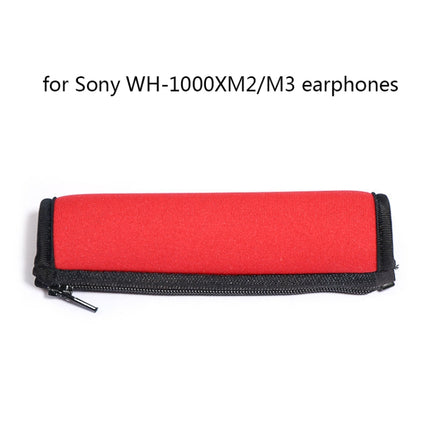 2 PCS Headset Comfortable Sponge Cover For Sony WH-1000xm2/xm3/xm4, Colour: (1000XM3)Champagne Gold Protein With Card Buckle-garmade.com