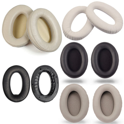 2 PCS Headset Comfortable Sponge Cover For Sony WH-1000xm2/xm3/xm4, Colour: (1000XM4)Champagne Gold Lambskin-garmade.com