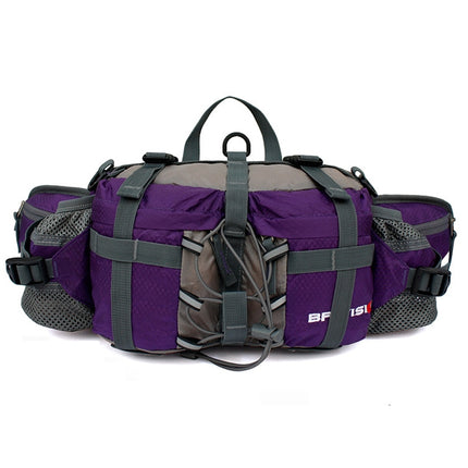 5L Outdoor Sports Multifunctional Cycling Hiking Waist Bag Waterproof Large-Capacity Kettle Bag, Size: 28.5 x 15 x 13cm(Purple)-garmade.com