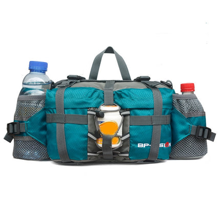 5L Outdoor Sports Multifunctional Cycling Hiking Waist Bag Waterproof Large-Capacity Kettle Bag, Size: 28.5 x 15 x 13cm(Peacock Green)-garmade.com