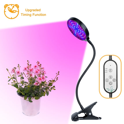 LED Plant Growth Lamp Red Blue Spectrum 5-Speed Dimming Timing Fill LightLED Plant Growth Lamp, Power: 15W (One Head)-garmade.com
