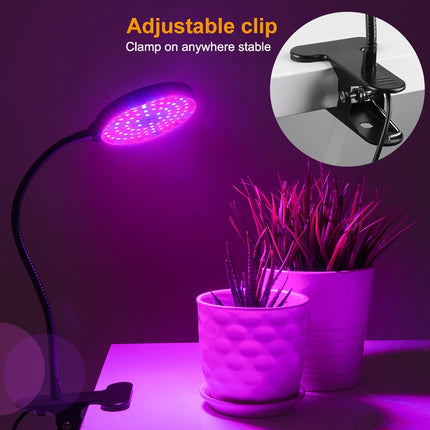 LED Plant Growth Lamp Red Blue Spectrum 5-Speed Dimming Timing Fill LightLED Plant Growth Lamp, Power: 30W (Two Heads)-garmade.com