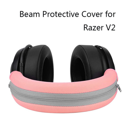 2 PCS Headset Sponge Case For Razer BlackShark V2/V2X/V2SE, Colour: Round(Black)-garmade.com