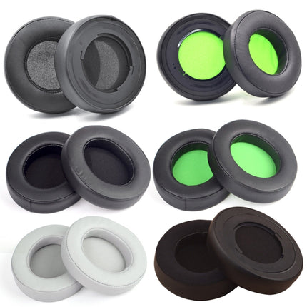 2 PCS Headset Sponge Case For Razer BlackShark V2/V2X/V2SE, Colour: Ellipse(Black)-garmade.com