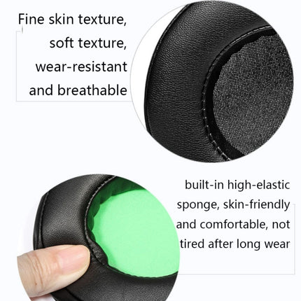 2 PCS Headset Sponge Case For Razer BlackShark V2/V2X/V2SE, Colour: Ellipse(Black)-garmade.com