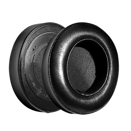 2 PCS Headset Sponge Case For Razer BlackShark V2/V2X/V2SE, Colour: Ellipse Lambskin(Black Paper Black Net)-garmade.com