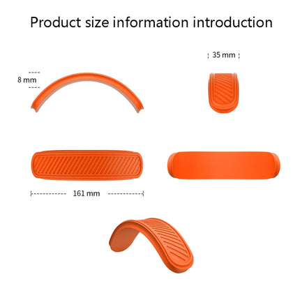 T1 Wireless Bluetooth Headset Beam Silicone Protection Case For Apple AirPods Max(Orange)-garmade.com