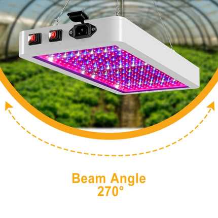 LED Quantum Plate Full Spectrum Plant Growth Lamp Waterproof Basin Planting Filling Light, Specification: 312 Bead UK Plug-garmade.com