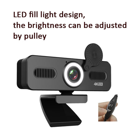 C360 1080P Network High-Definition Computer Camera Drive-Free Beautifying Light Camera with Omnidirectional Microphone, Cable Length: 1.8m-garmade.com