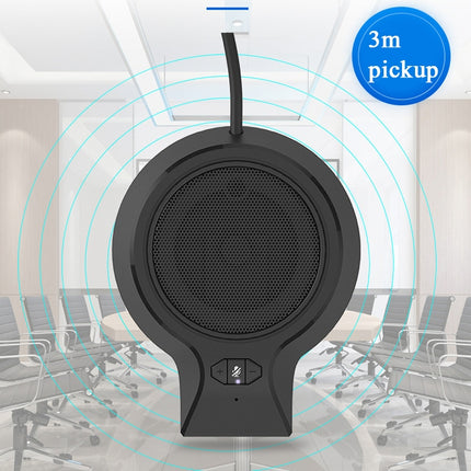 M100PRO Built-in Speaker 360-Degree Pickup Video Voice Call USB Omnidirectional Microphone Conference Microphone Webcast Microphone-garmade.com