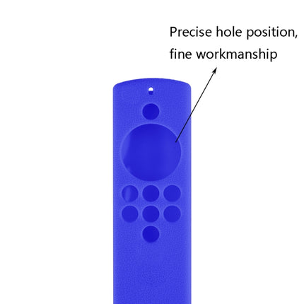 2 PCS Y19 Remote Control Silicone Protective Cover for Alexa Voice Remote Lite / Fire TV Stick Lite(Blue)-garmade.com
