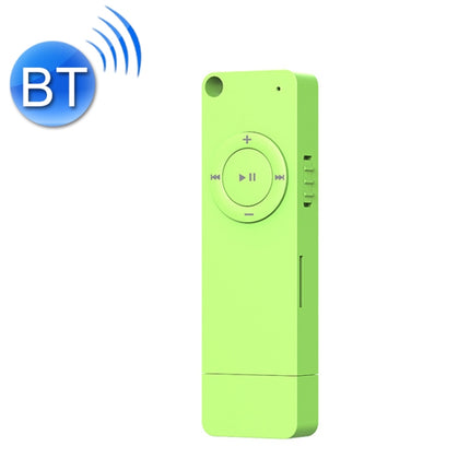 XT02 U Disk Style MP3 Music Player, Memory Capacity: Bluetooth Set(Green)-garmade.com