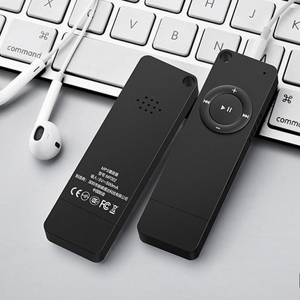 XT02 U Disk Style MP3 Music Player, Memory Capacity: Bluetooth Set(Black)-garmade.com