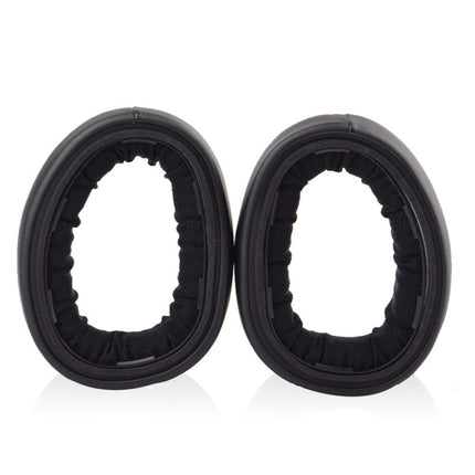 2 PCS Headset Sponge Cover Earmuffs For Sennheiser GSP600 / GSP670 / GSP500 / GSP550 / GSA60(Black)-garmade.com