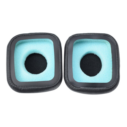 2 PCS Headphone Sponge Cover Earmuff Leather Sleeve For Logitech UE5000(Black Blue Sponge)-garmade.com