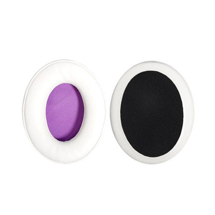 2 PCS Headset Sponge Cover Ear Pad Leather Case For Kingston Cloud Silver II, Colour: Lambskin White-garmade.com