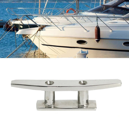 316 Stainless Steel Siamese Mooring Bollard For Marine Boat Yacht, Specification: 4 inch-garmade.com