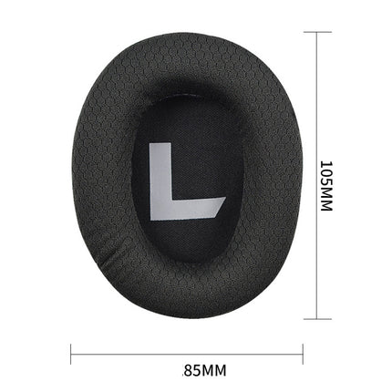 2 PCS Suitable for Somic G936N Commander Headphone Cover Sponge Cover Head-mounted Gaming Earmuffs(Black)-garmade.com