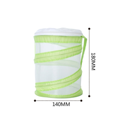 2 PCS Foldable Butterfly Insect Cage Small Feeding Cage(Green)-garmade.com