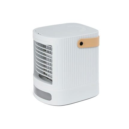 Home Dorm Room Office Mini Air Cooler USB Cooling Fan(White)-garmade.com