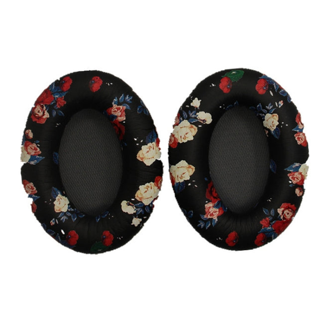 2 PCS Headset Sponge Cover For BOSE QC15 / QC3 / QC2 / QC25 / AE2 / AE2i(Print Color + Gray)-garmade.com