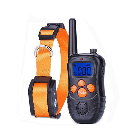 998DC Bark Stopper Remote Control Electric Shock Collar Dog Training Device, UK Plug-garmade.com