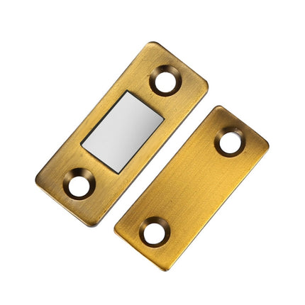 10 PCS Punch-Free Invisible Cabinet Door Magnetic Suction Launcher Door Suction Double Magnet Sliding Door Suction(Yellow Bronze)-garmade.com
