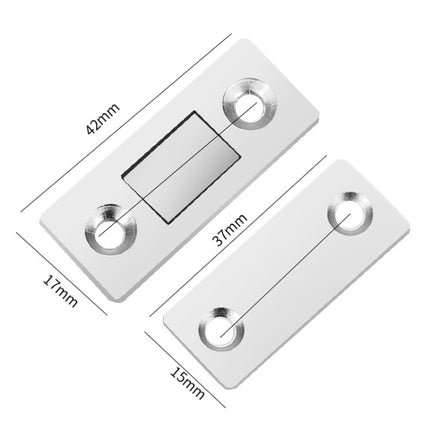 10 PCS Punch-Free Invisible Cabinet Door Magnetic Suction Launcher Door Suction Double Magnet Sliding Door Suction(Golden)-garmade.com