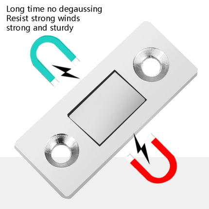 10 PCS Punch-Free Invisible Cabinet Door Magnetic Suction Launcher Door Suction Double Magnet Sliding Door Suction(Green Bronze)-garmade.com