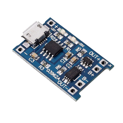 10 PCS HW-107 5V 1A Micro USB Battery Charging Board Charger Module(1A Lithium Battery with Protection)-garmade.com