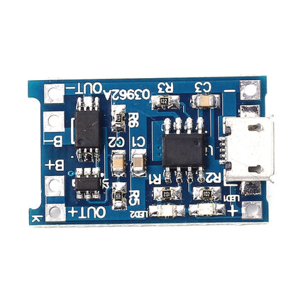 10 PCS HW-107 5V 1A Micro USB Battery Charging Board Charger Module(1A Lithium Battery with Protection)-garmade.com