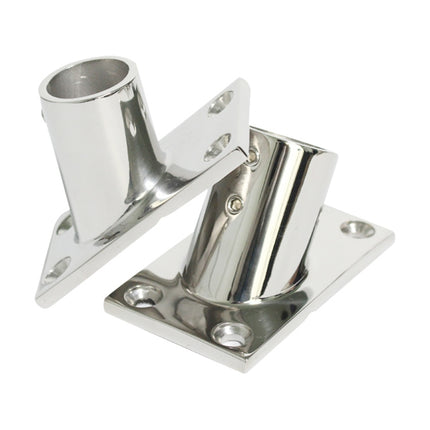 Thicken 316 Stainless Steel 60-Degree Square Tube Base Marine Boat Hardwares, Specifications: 22mm-garmade.com