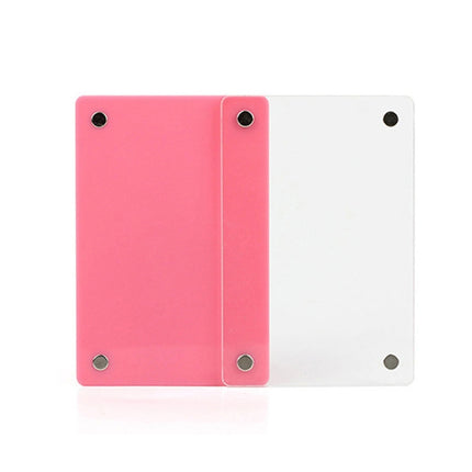 3 PCS 3 Inch Photo Acrylic Photo Frame Refrigerator Magnetic Sticker For Polaroid(Pink)-garmade.com
