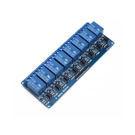 HW-281A DC 5V 8-Channel Relay Expansion Board Module Control Panel with Indicator PLC Relay-garmade.com