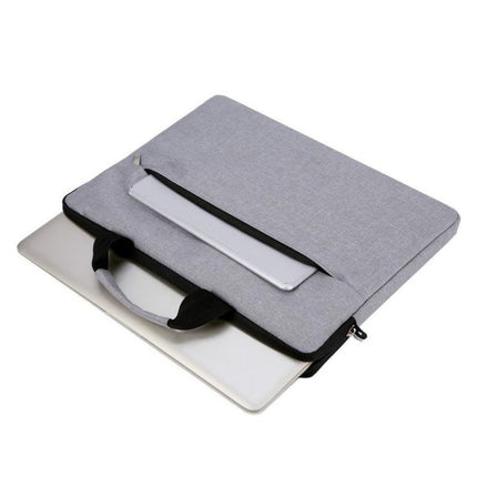 Portable Notebook Bag Multifunctional Waterproof and Wear-Resistant Single Shoulder Computer Bag, Size: 13 inch(Gray)-garmade.com