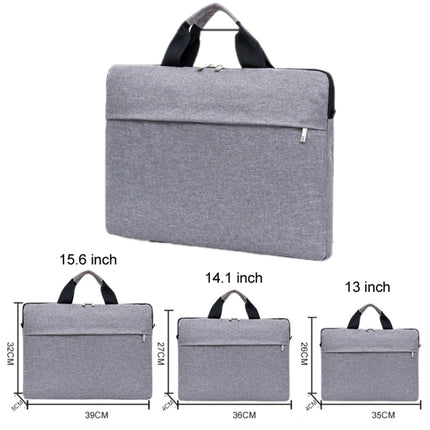 Portable Notebook Bag Multifunctional Waterproof and Wear-Resistant Single Shoulder Computer Bag, Size: 13 inch(Black)-garmade.com