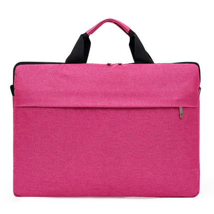Portable Notebook Bag Multifunctional Waterproof and Wear-Resistant Single Shoulder Computer Bag, Size: 15 inch(Pink)-garmade.com