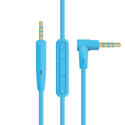 3 PCS 3.5mm to 2.5mm Audio Cable with Mic For Bose QC25/QC35/OE2, Length: 1.4m(Blue)-garmade.com