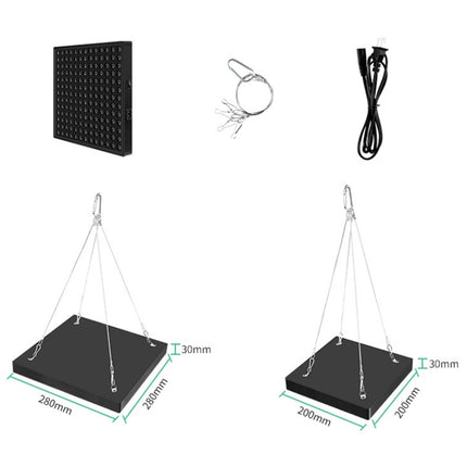 LED Plant Light Quantum Board Greenhouse Seedling Plant Growth Supplementary Light Full Spectrum Plant Planting Light, Power: 81 Beads US Plug-garmade.com