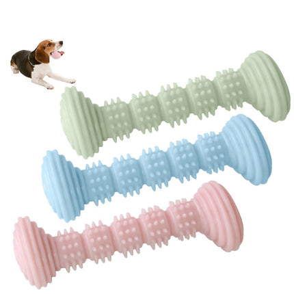 Pet TPR Molar Toy Chew Dog Toothbrush Toy Clean Teeth Molar Tease Dog Stick(Blue)-garmade.com