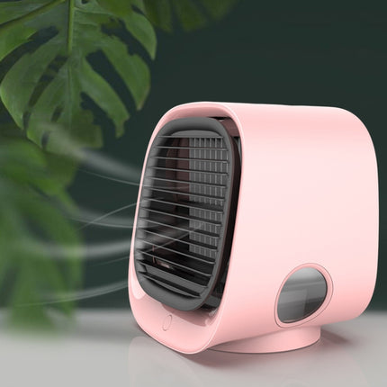 Desktop Cooling Fan USB Portable Office Cold Air Conditioning Fan, Colour: M201 Cherry Pink-garmade.com