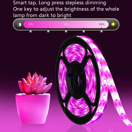 2 PCS 1m Non-waterproof LED Light Strip Planting Filling Light Full Spectroscopy USB Touch Dimming Plant Lamp-garmade.com