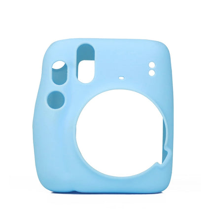 Camera Jelly Color Silicone Protective Cover For Fujifilm Instax mini 11(Blue)-garmade.com