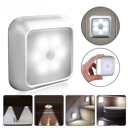 1143 Human Body Sensation Night Light Smart Home Sensing Lights, Light color: White Shell White Light-garmade.com