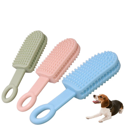 2 PCS TPR Dog Toy Molar Stick Bite-Resistant Cleaning Teeth Dog Chewing Interactive Anti-Boring Toy(Blue)-garmade.com