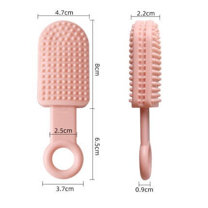 2 PCS TPR Dog Toy Molar Stick Bite-Resistant Cleaning Teeth Dog Chewing Interactive Anti-Boring Toy(Pink)-garmade.com